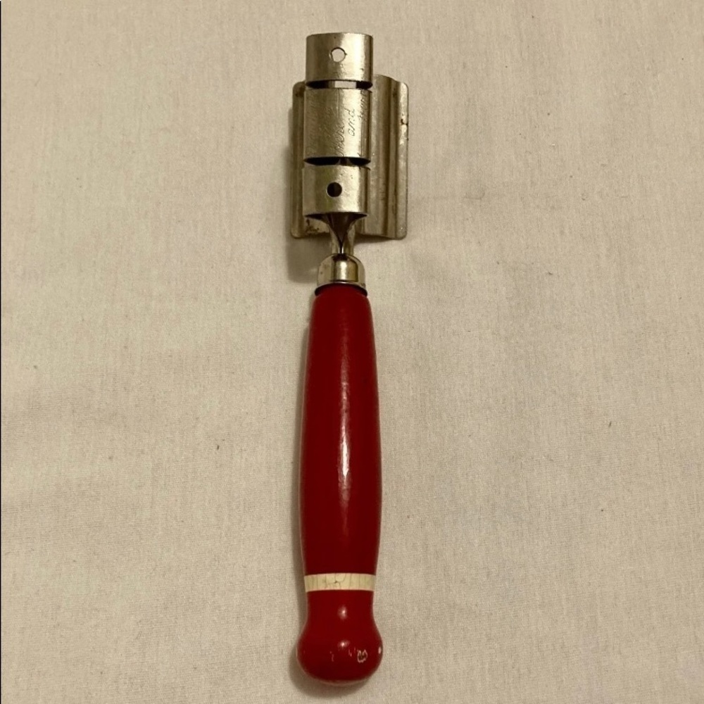 Red Handle Knife Sharpener Made in the USA by Ecko A & J Vintage